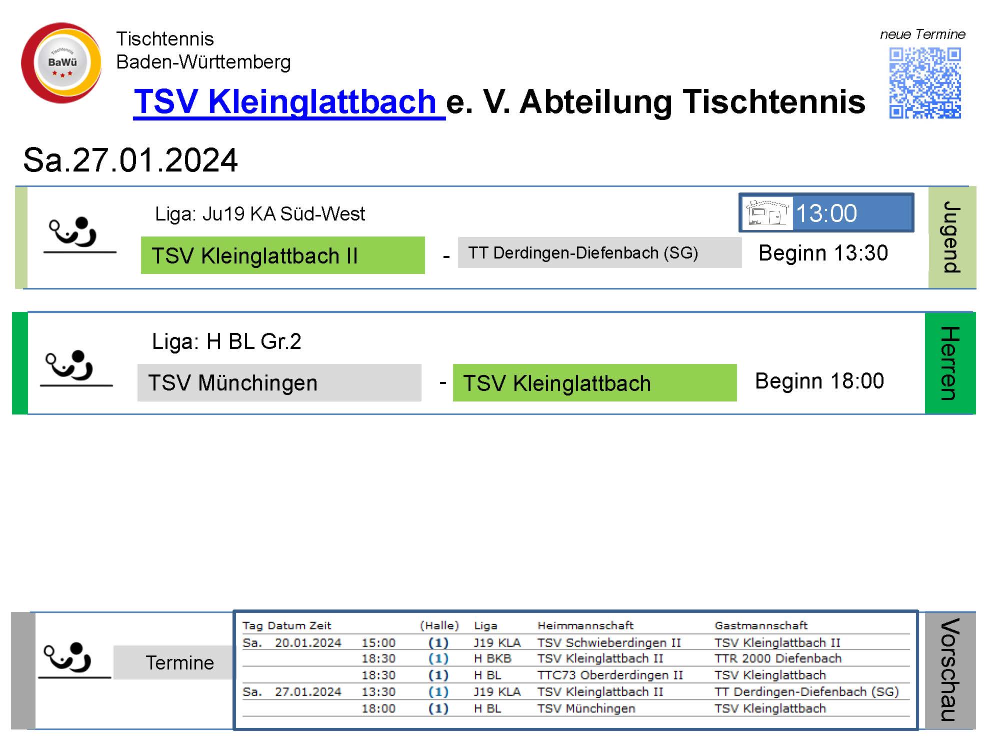 Vorschau Tischtennis-Termine KW03 2024 Seite 2