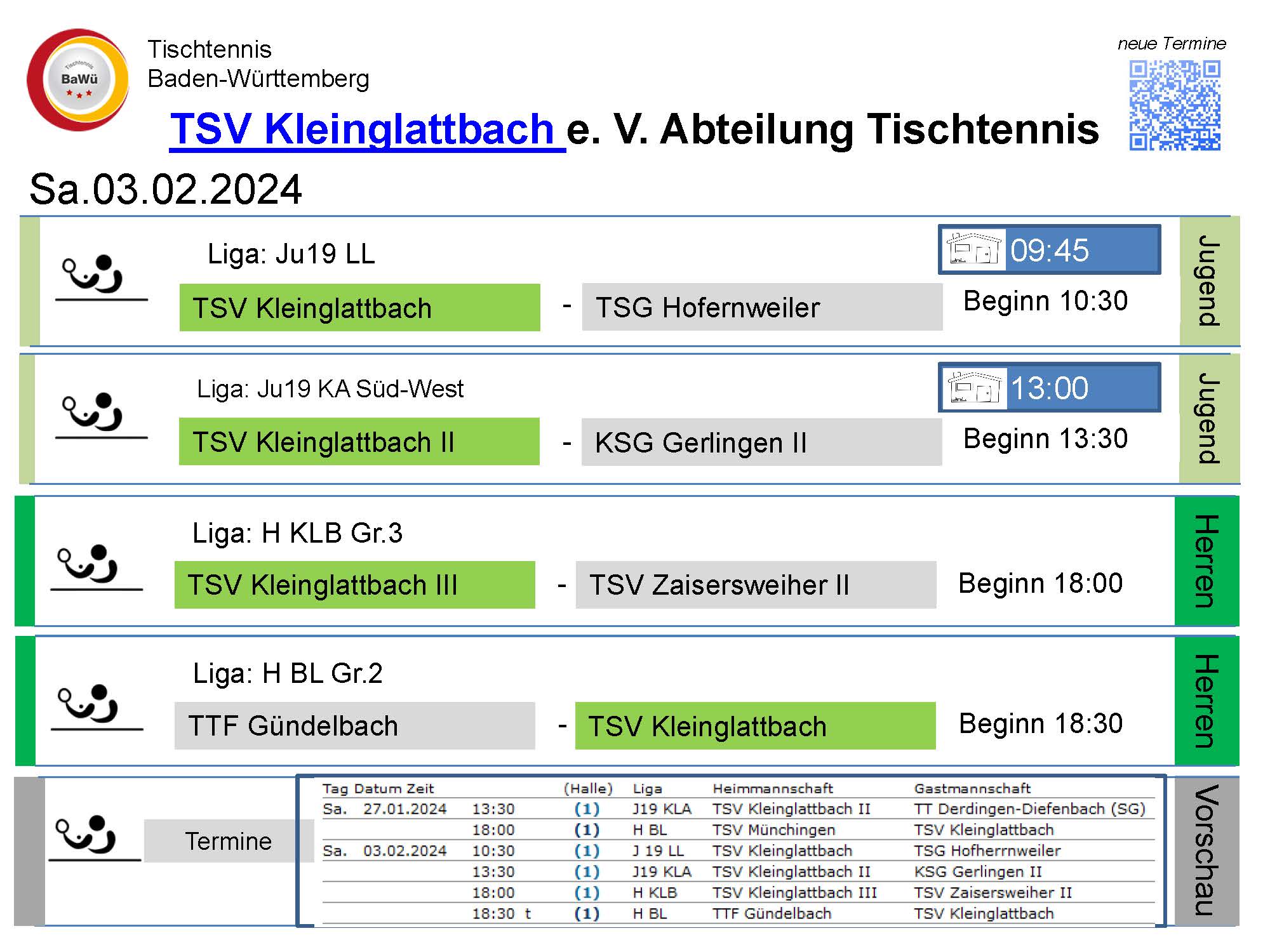 Vorschau Tischtennis-Termine KW04 2024 Seite 2