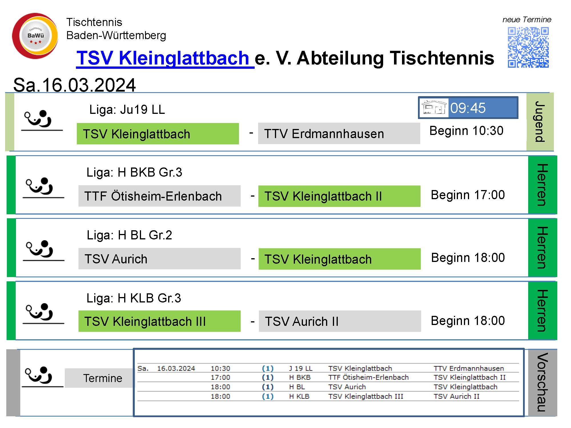 Vorschau Tischtennis-Termine KW10 2024 Seite 2