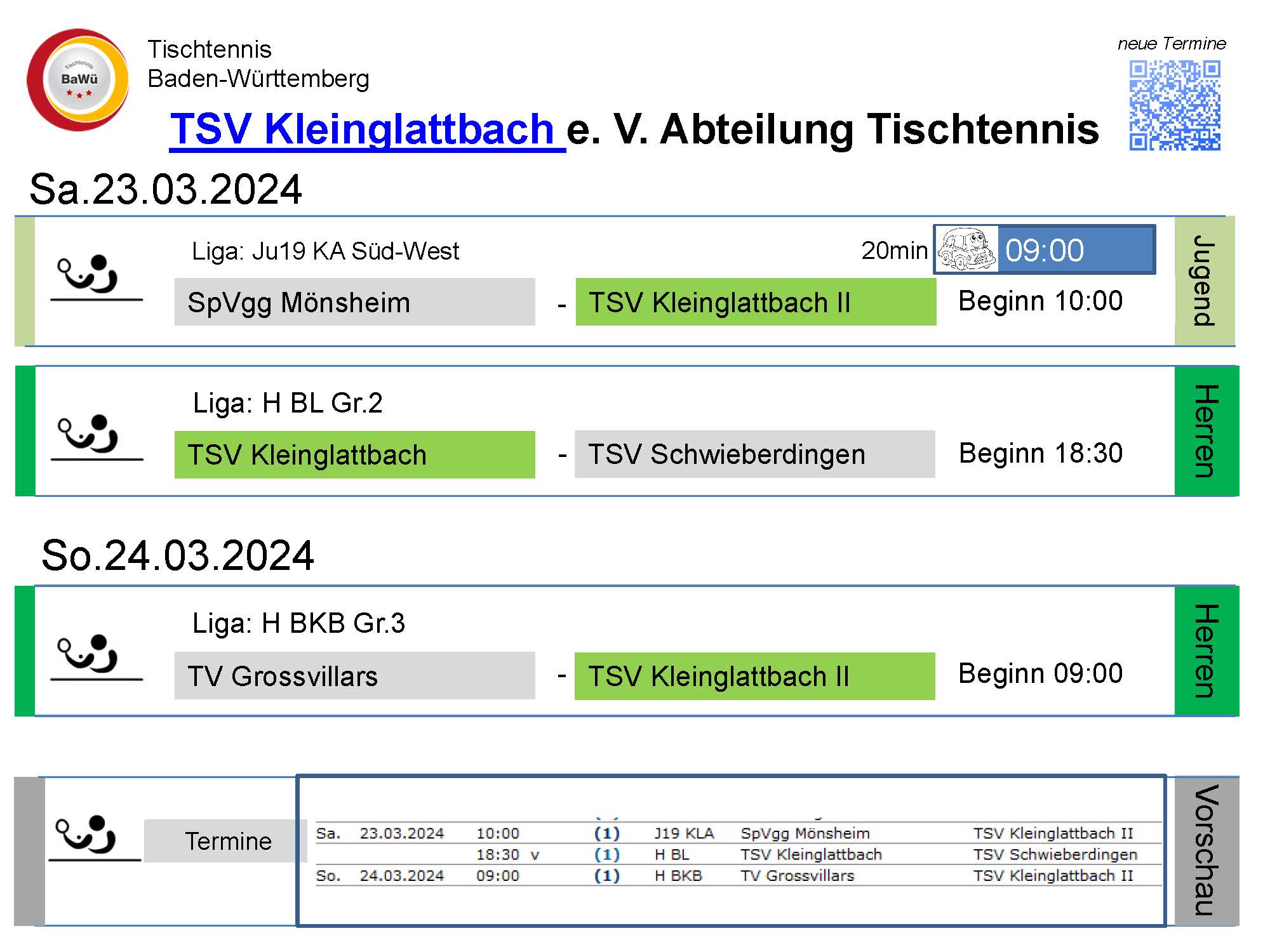 Vorschau Tischtennis-Termine KW11 2024 Seite 2