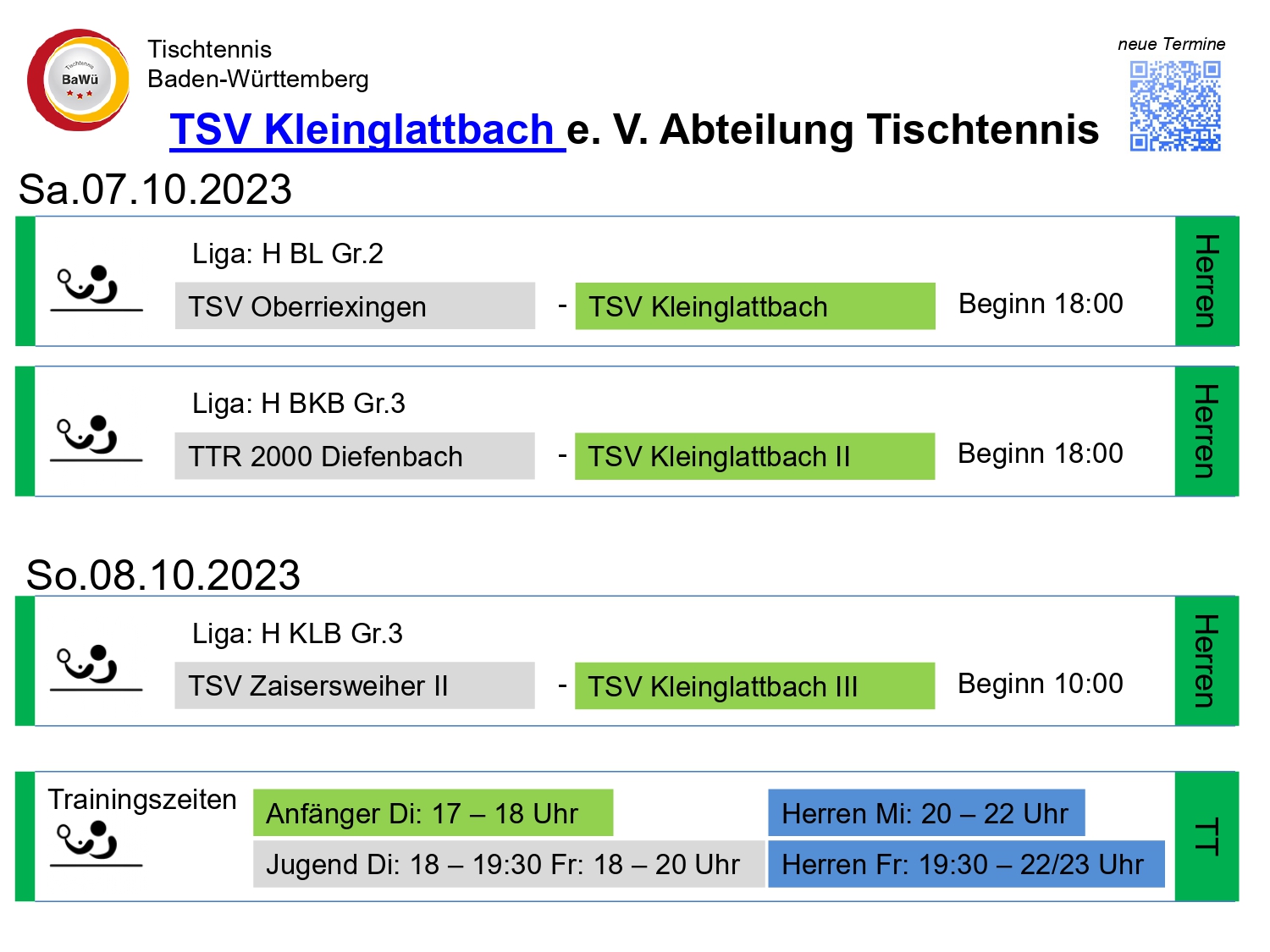 Vorschau Tischtennis-Termine KW40 2023 Seite 2