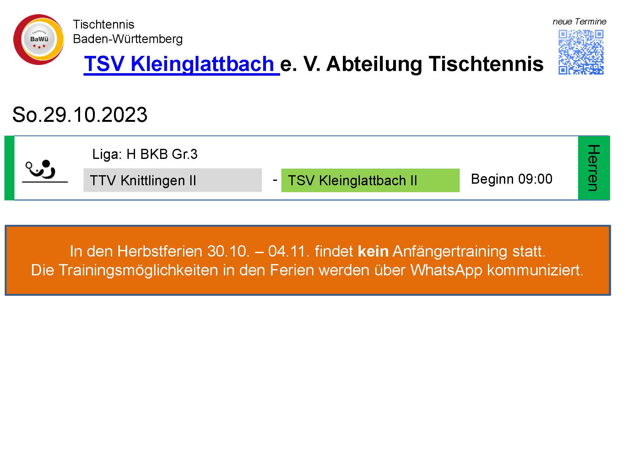Vorschau Tischtennis-Termine KW43 2023 Seite 2