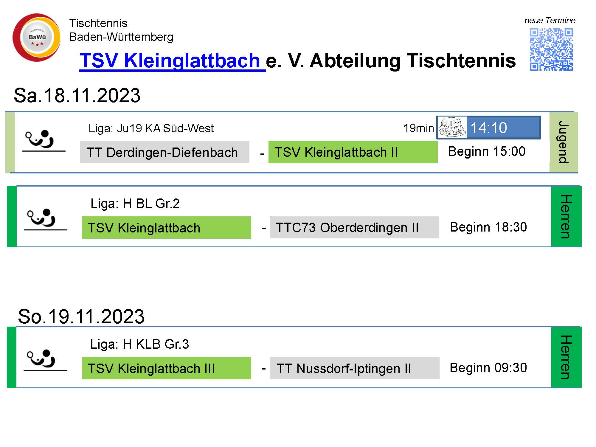 Vorschau Tischtennis-Termine KW46 2023 Seite 2
