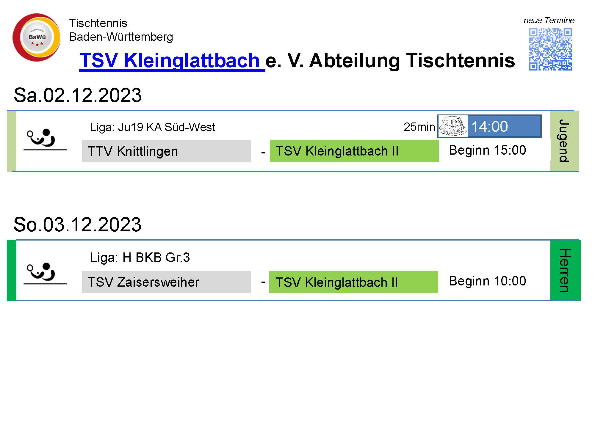 Vorschau Tischtennis-Termine KW48 2023 Seite 2
